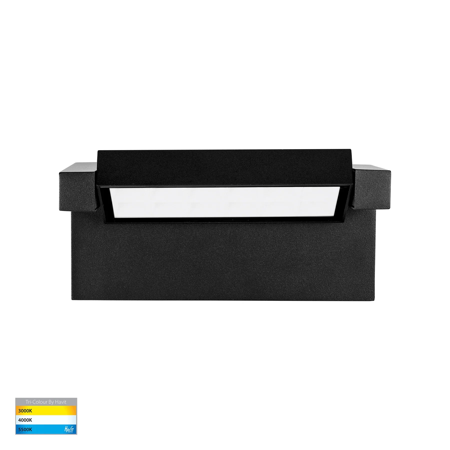 Havit Locu Adjustable LED Floodlight Tri- Aluminium Black 24W 240V IP65- HV3732T-BLK