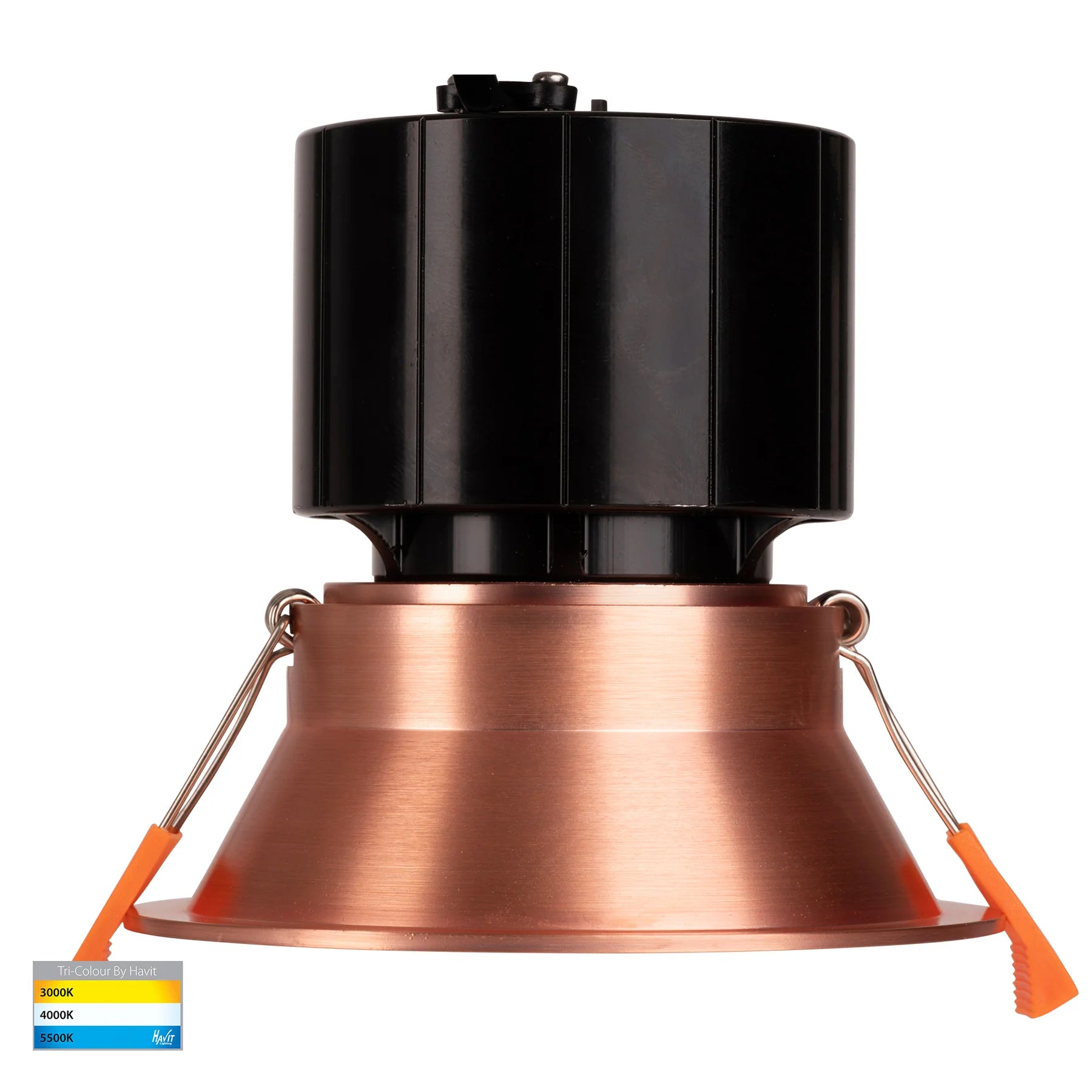 Havit Prime Fixed Deep LED Downlights Tri- Copper 12W 240V IP54- HV5514T-CP
