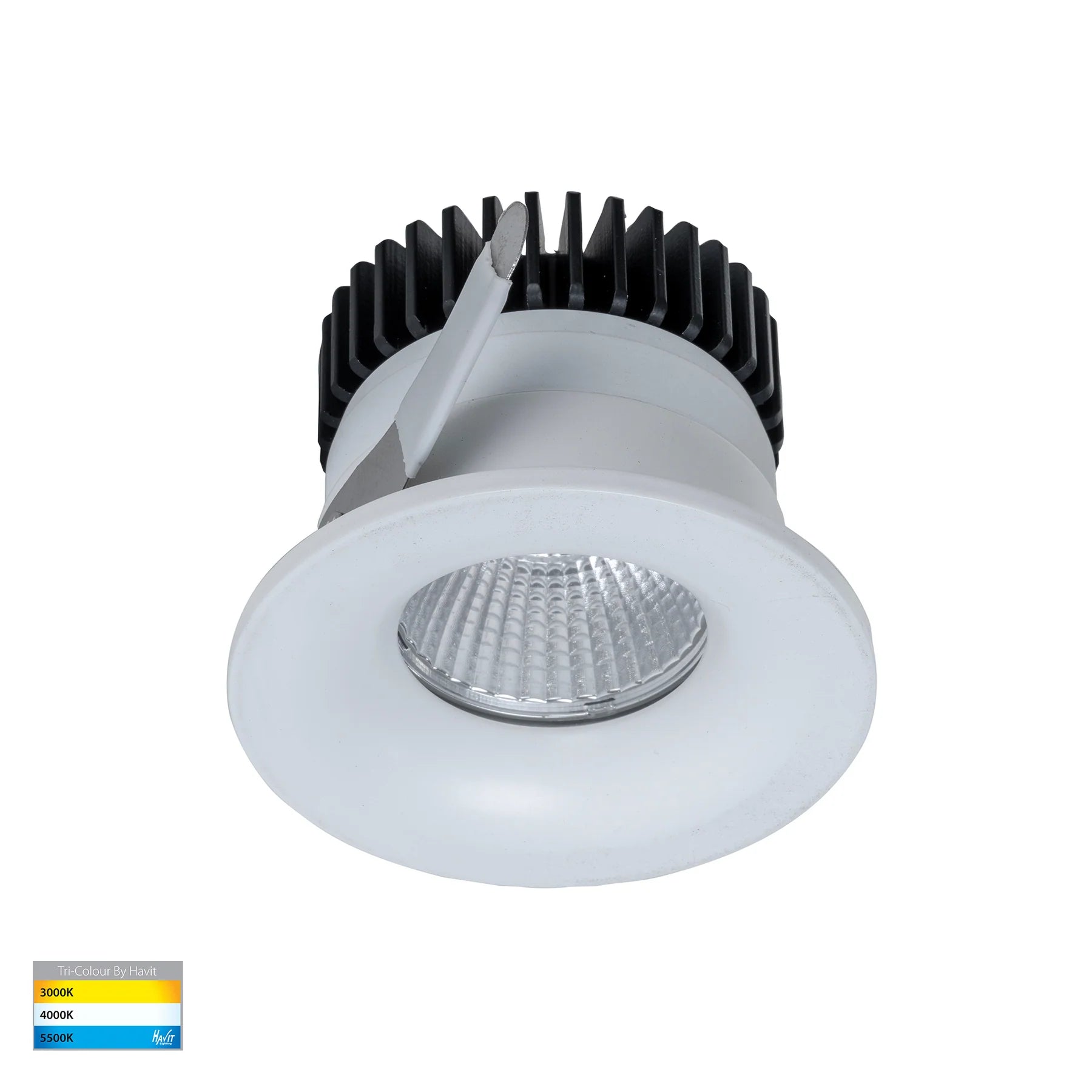 Havit Niche Round Recessed Downlights Tri- White 6W 240V IP54- HV5703T-WHT