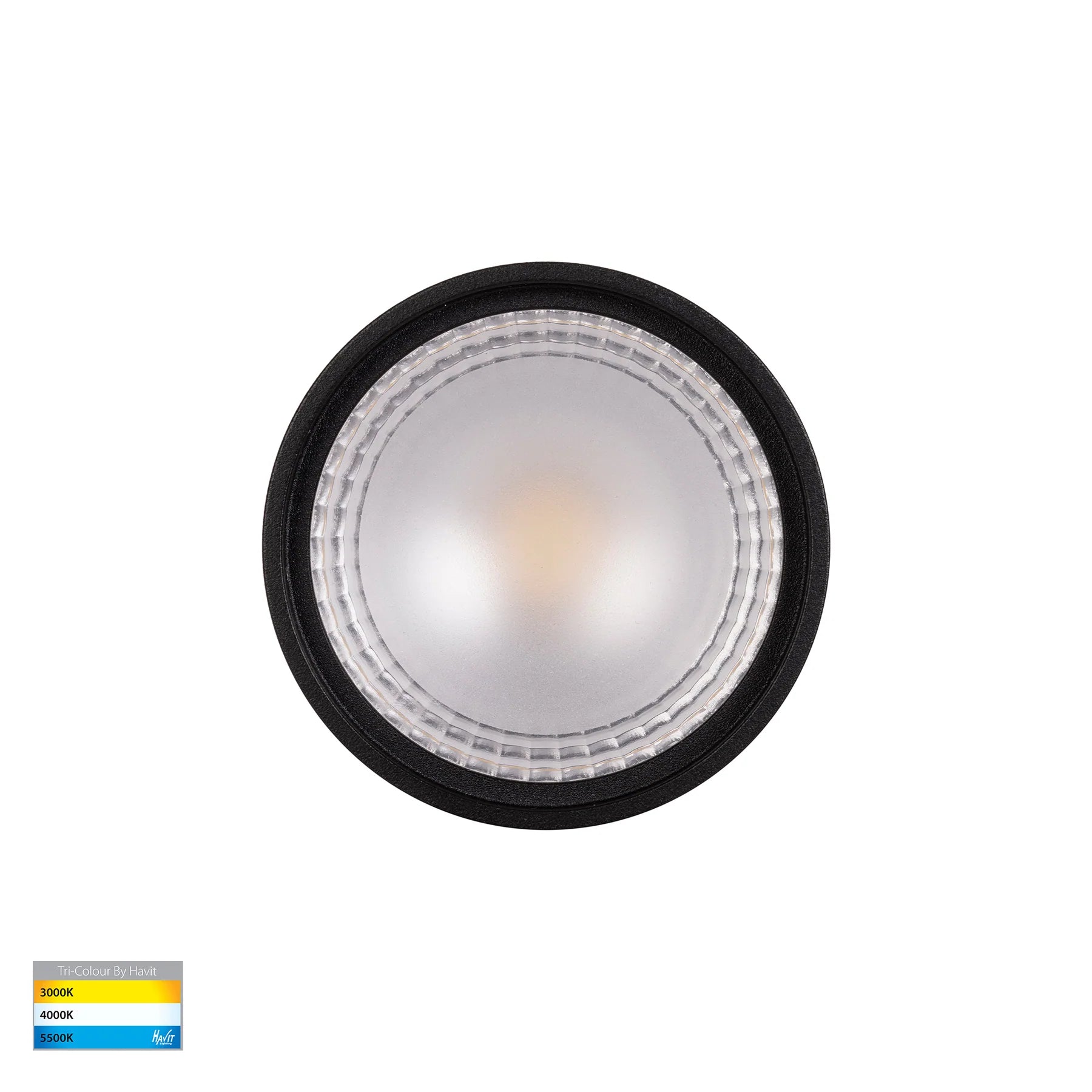 Havit Nella LED Surface Mounted Downlight Tri - Black 7W 12V/240V IP54 - HV5802T-BLK, HV5802T-BLK-12V