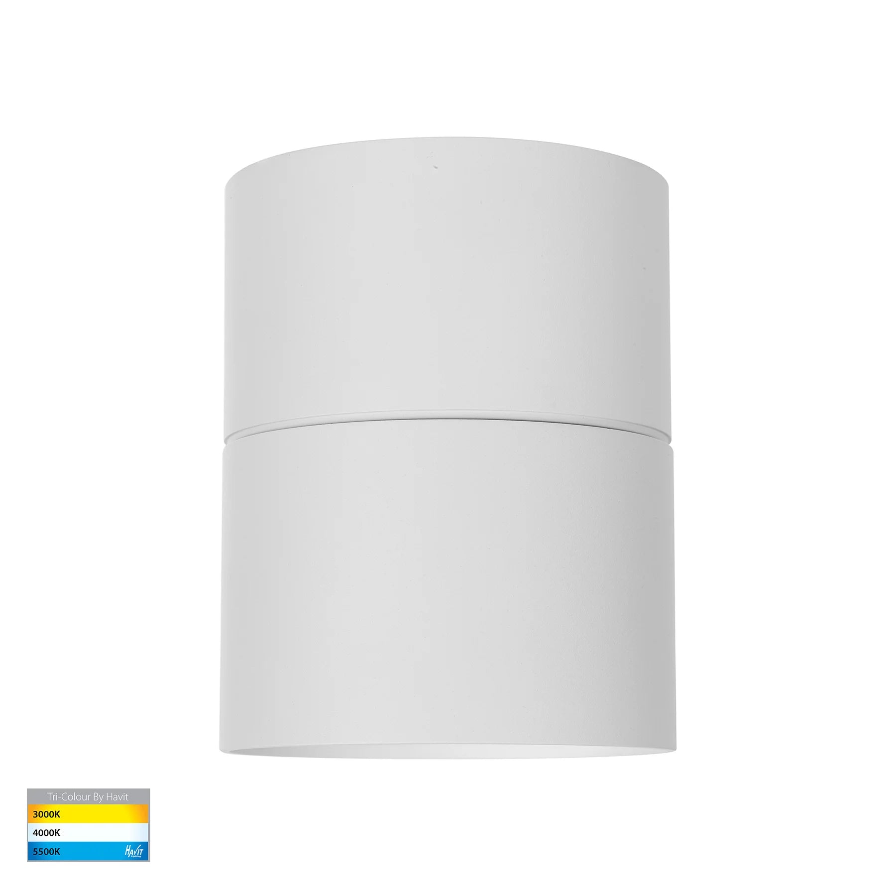 Havit Nella LED Surface Mounted Downlight with Extension Tri - White 12W 240V IP54 - HV5803T-WHT-EXT, HV5803T-WHT-EXT-12V