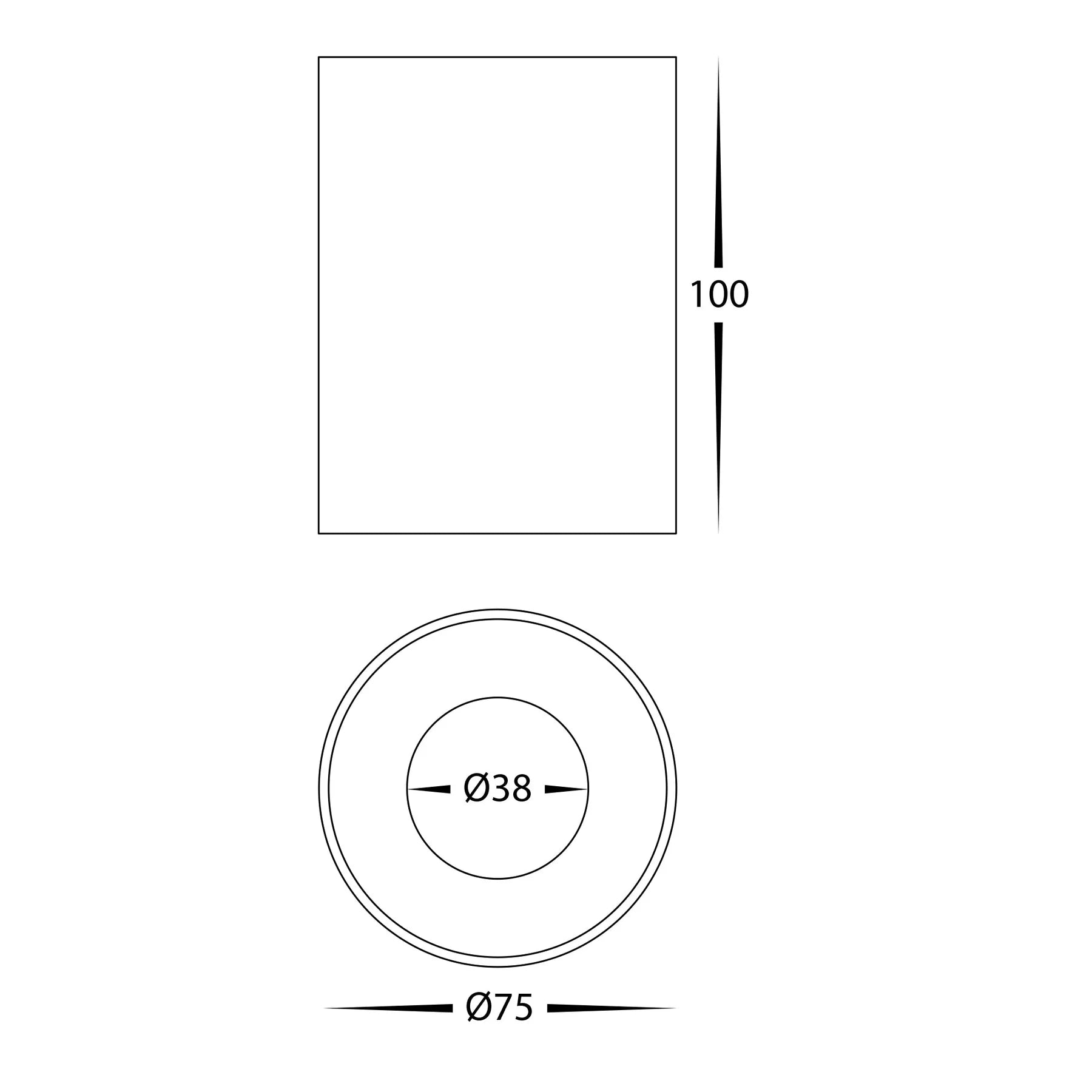 Havit Nella Surface Mounted LED Downlights 5CCT Brass 7W 12V/240V IP54- HV5841S-BR | HV5841S-BR-12V