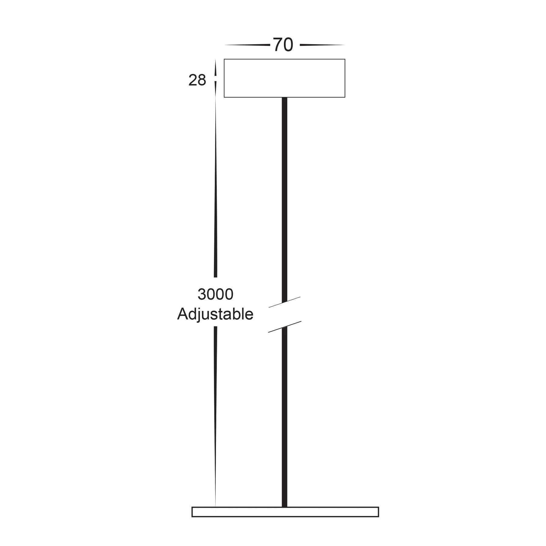 Havit Pendant Accessory to Suit Nella Surface Mounted Downlight - HV5843S-WHT