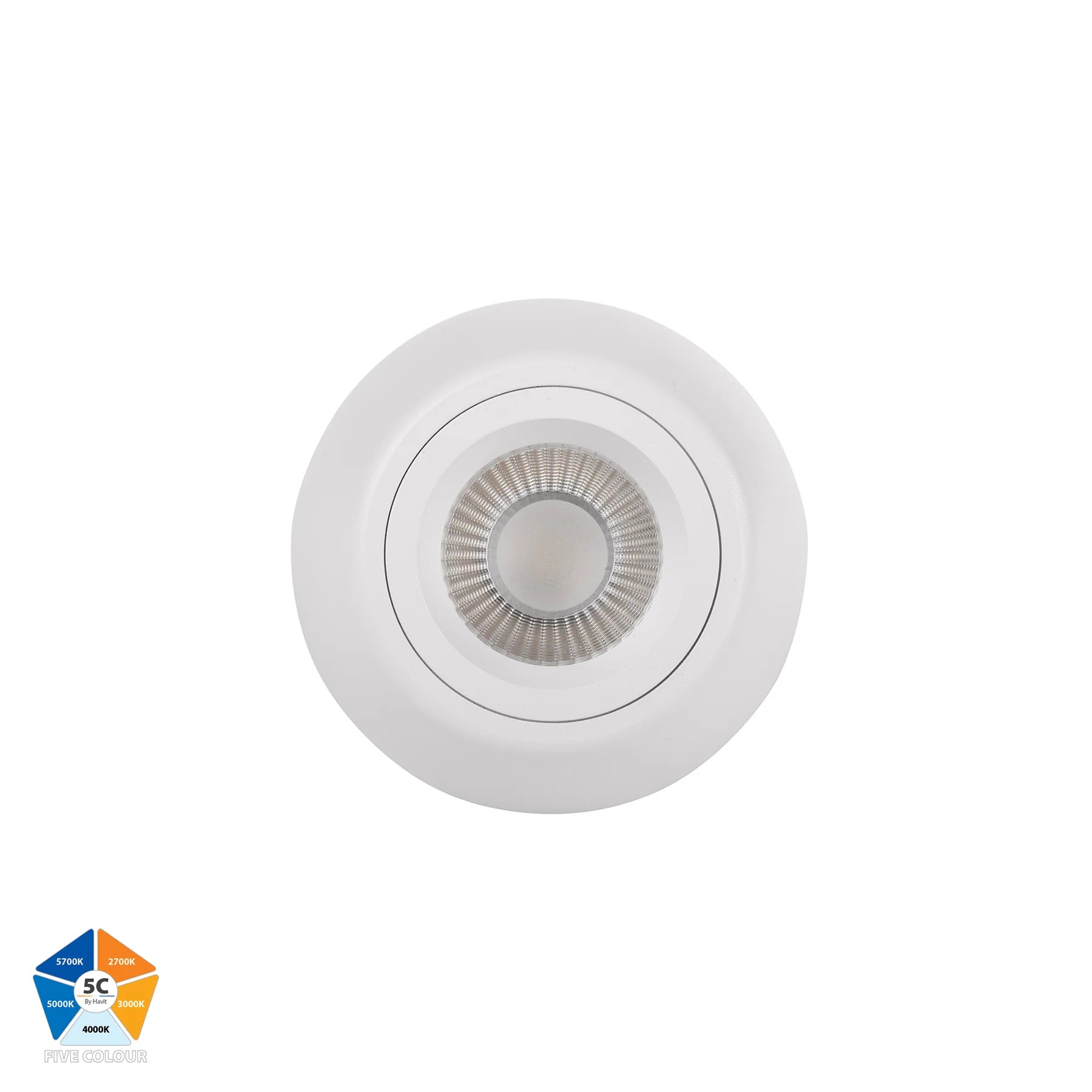 Havit Nella Surface Mounted LED Downlights 5 Colour White 7W 240V IP54- HV5848S-WHT