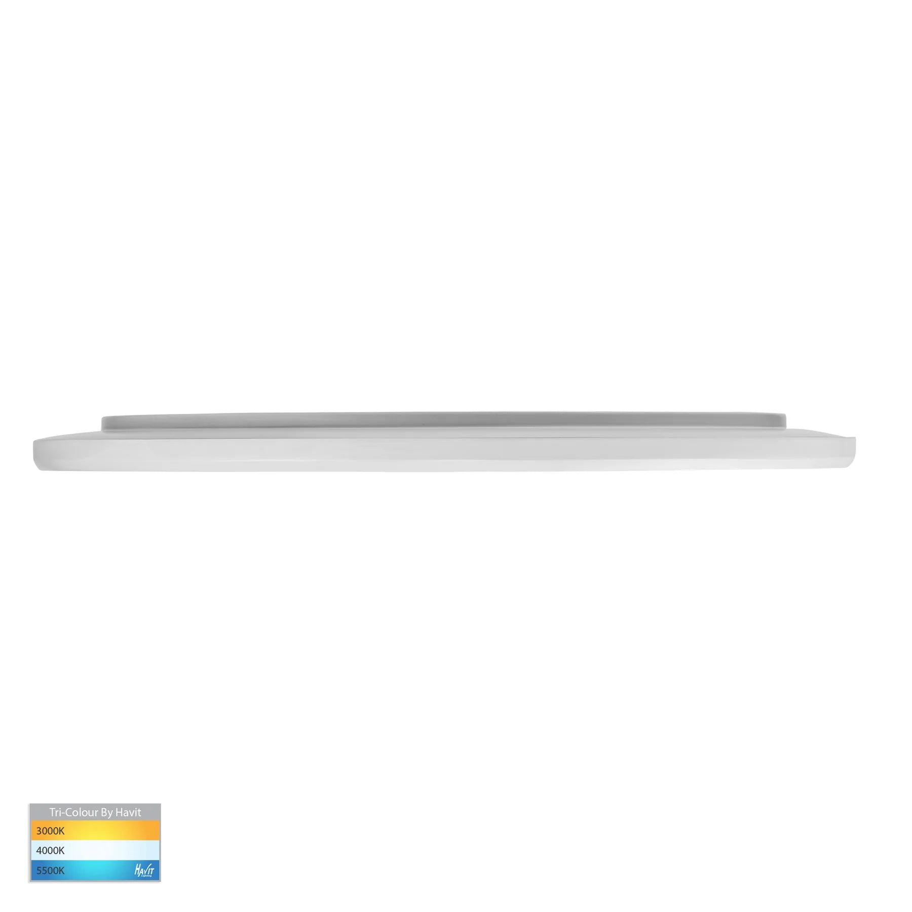 Havit Slim Ceiling Mounted LED Oysters Tri- White 40W 240V IP54 - HV5879T-WHT
