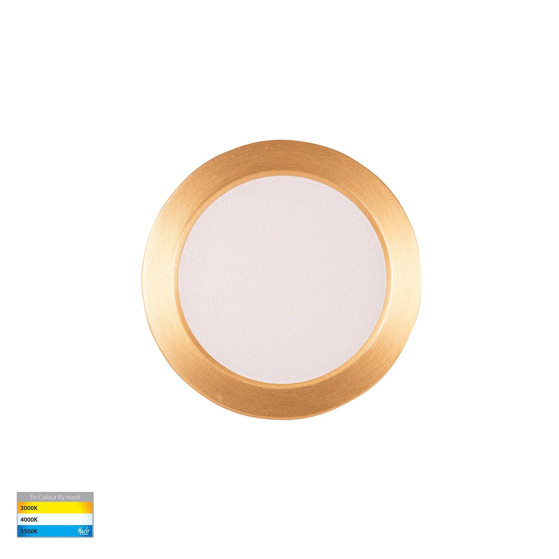 Havit Skap Cabinet Light Tri- Aluminium Brass 3W 12V IP20- HV8201T-BR