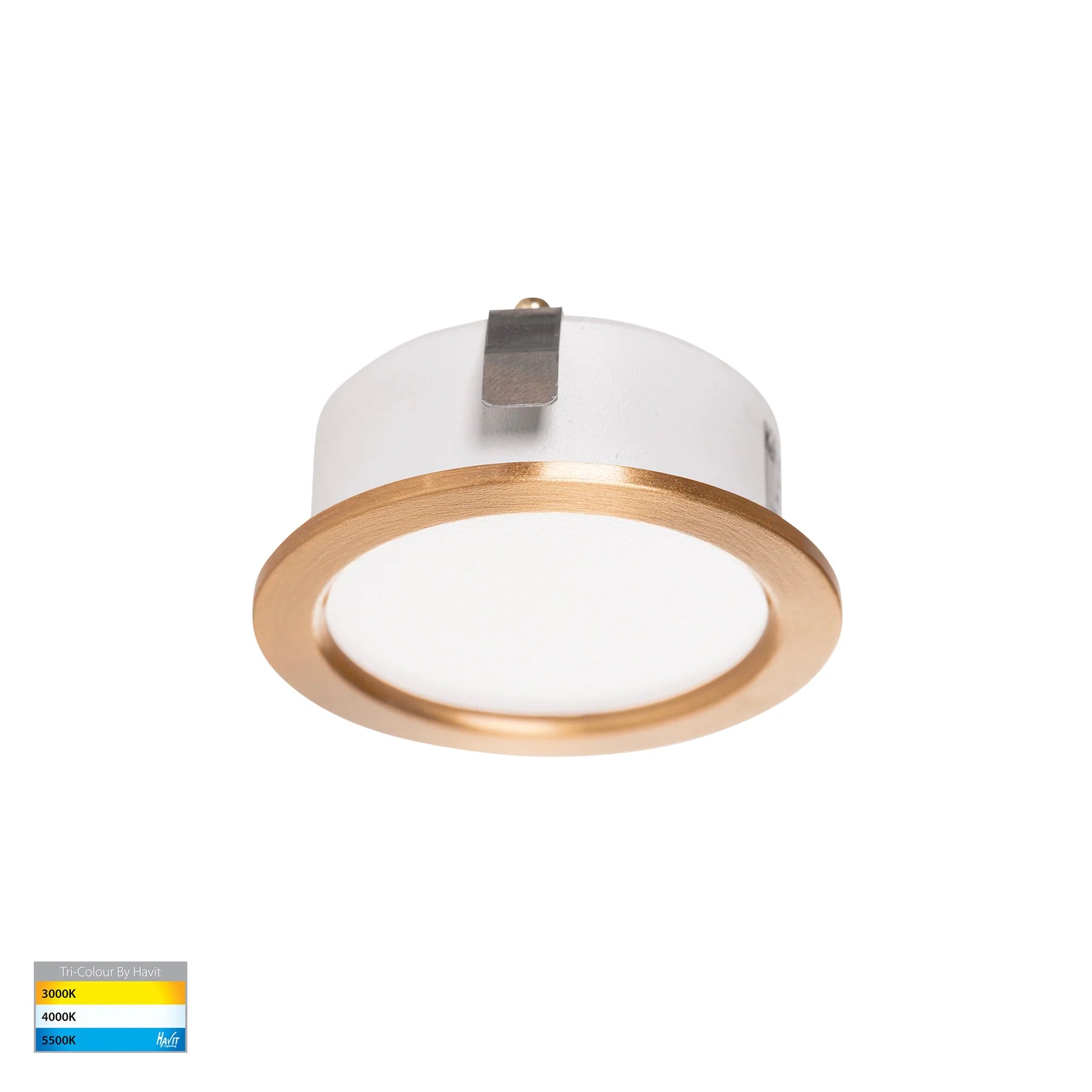 Havit Skap Cabinet Light Tri- Aluminium Brass 3W 12V IP20- HV8201T-BR