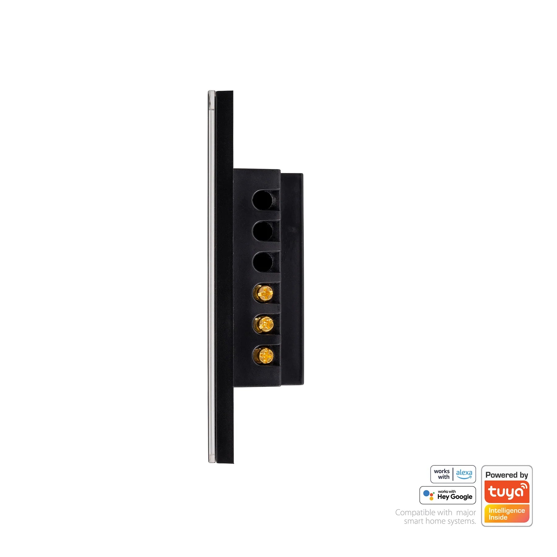Havit Wifi Single Gang Wall Switch Clipsal Black 300W 240V IP20 - HV9210-1