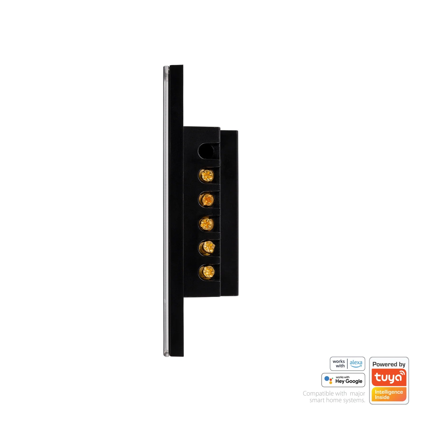 Havit Wifi 3 Gang Wall Switch Clipsal Black 3x300W 240V IP20 - HV9210-3