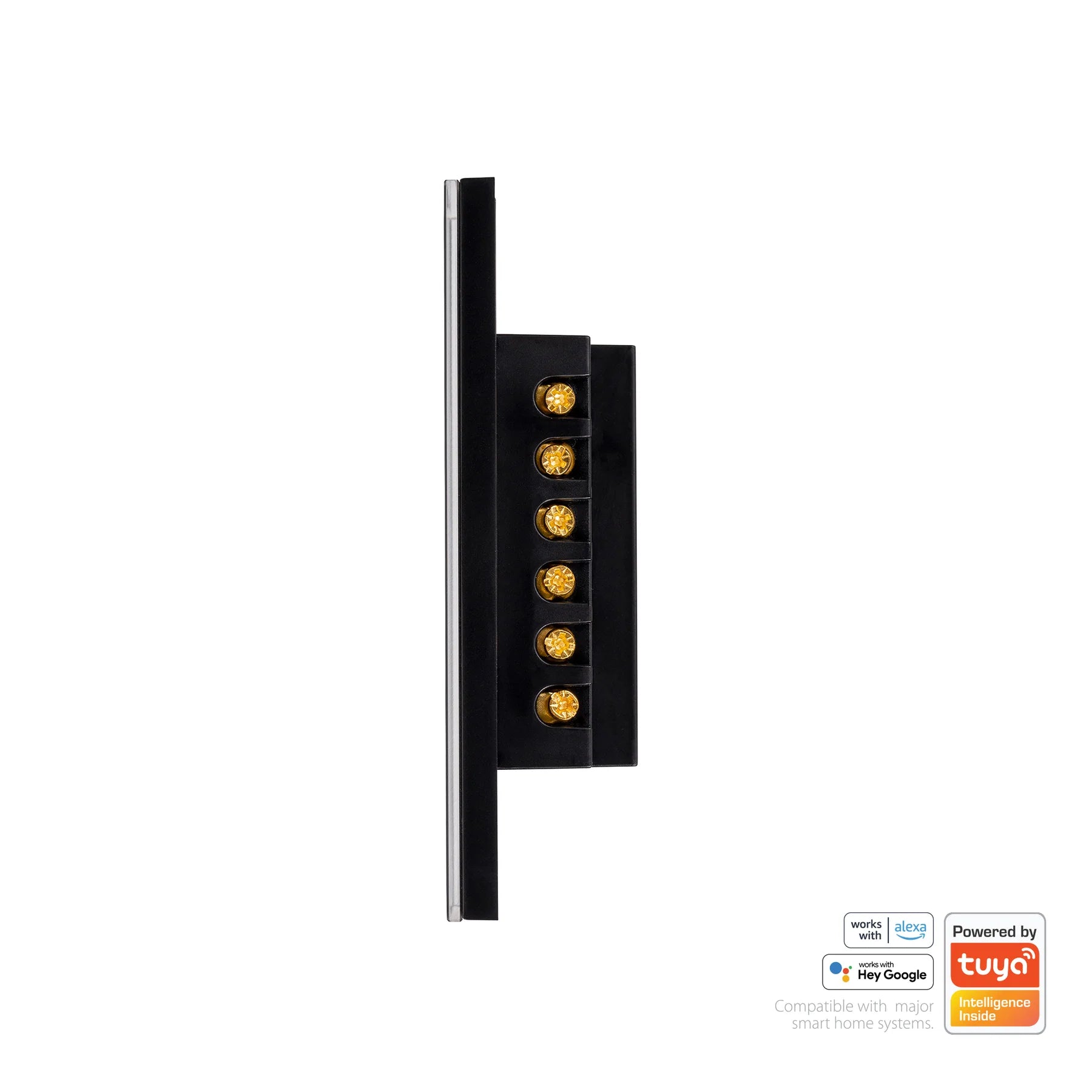 Havit Wifi 4 Gang Wall Switch Clipsal Black 4x300W 240V IP20 - HV9210-4
