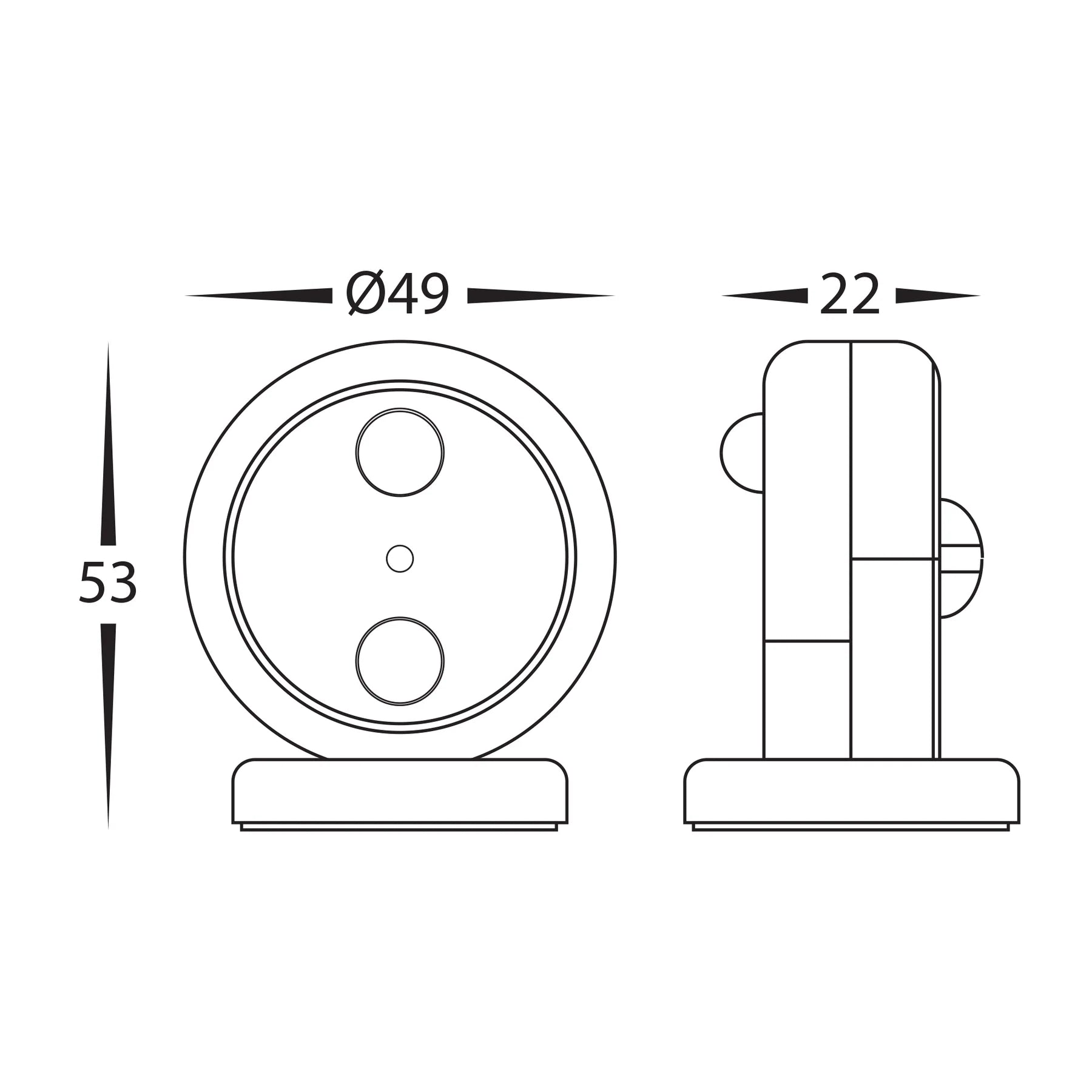 Havit Wireless Switch with PIR Sensor Portable Lighting IP20- HV9252
