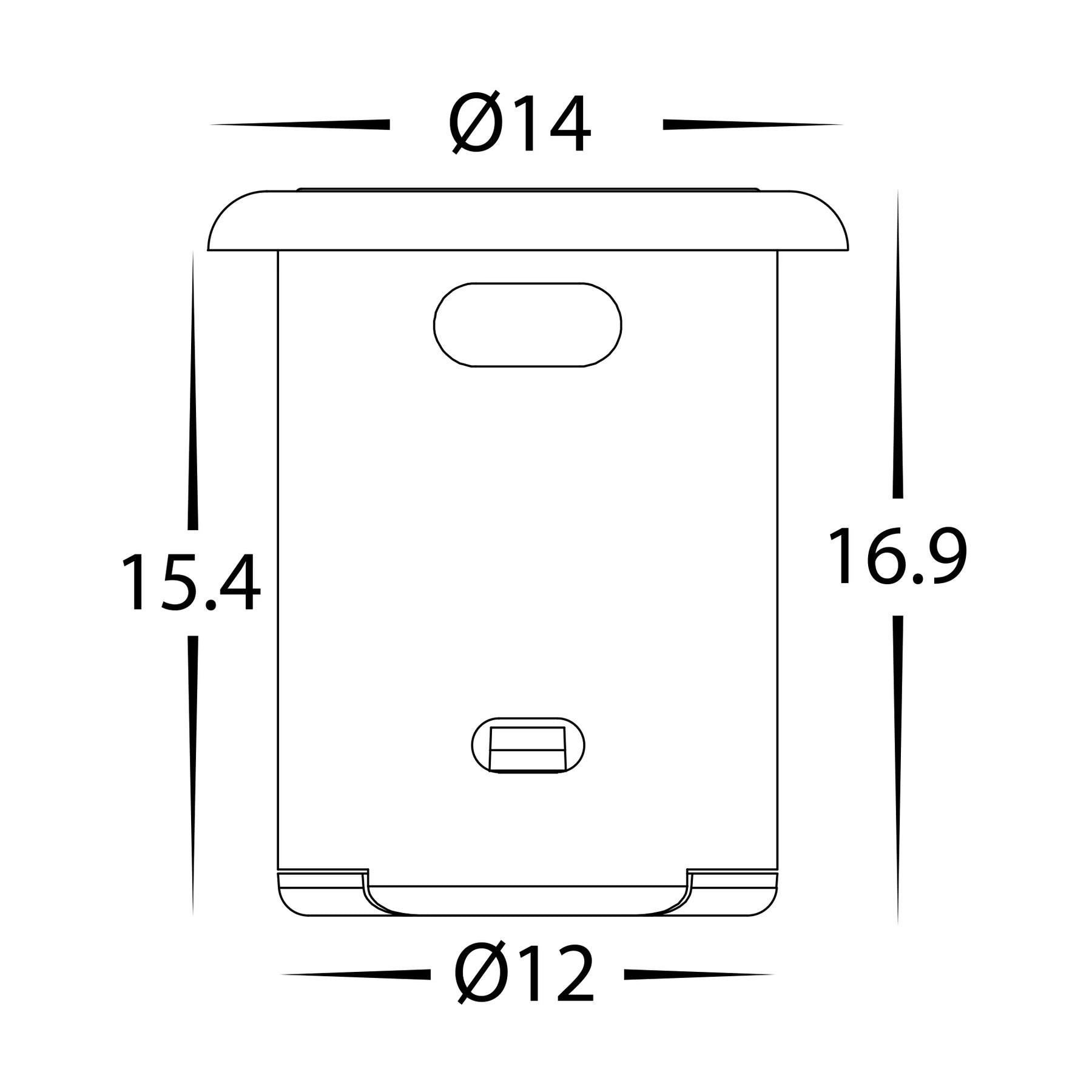 Havit Touch Sensors Black 36W/72W 12-24V IP20- HV9282