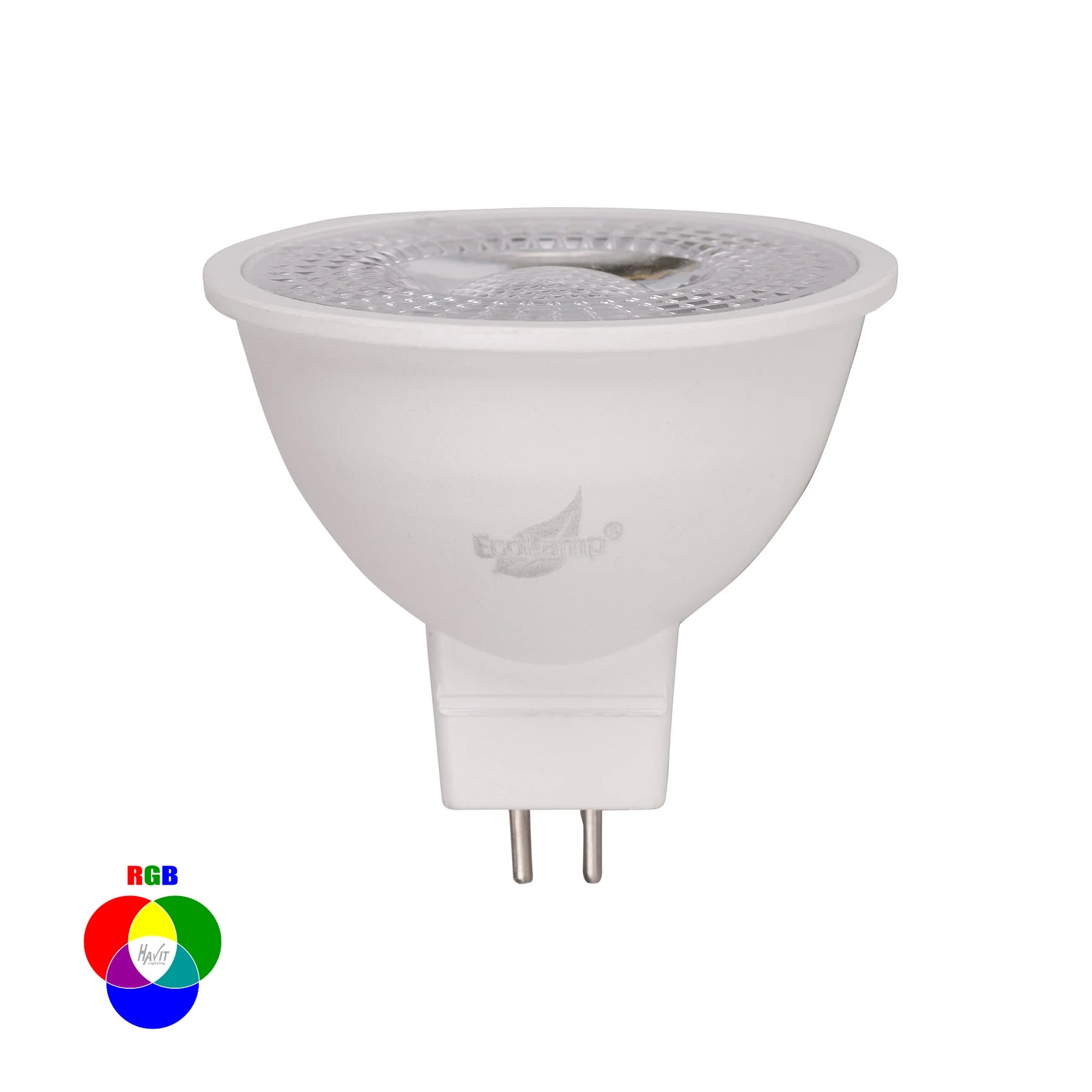 Havit MR16 Complete with Remote Lamps and Globes RGB 5W 12V IP20 - HV95021-12V