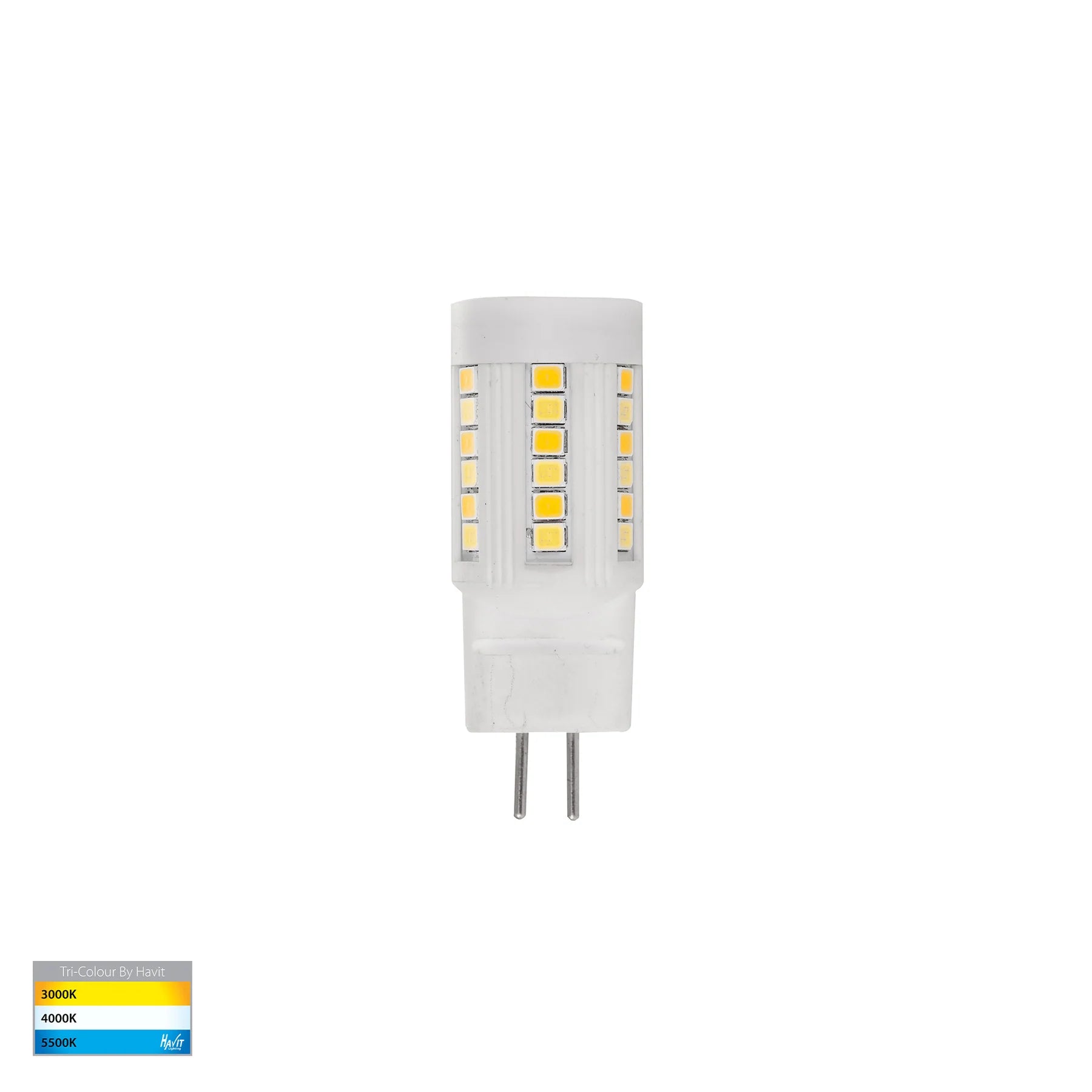 Havit Bitta Garden Spike Light Tri - Antique Brass 3W 12V IP65 - HV1453T-AB - Havit Lighting