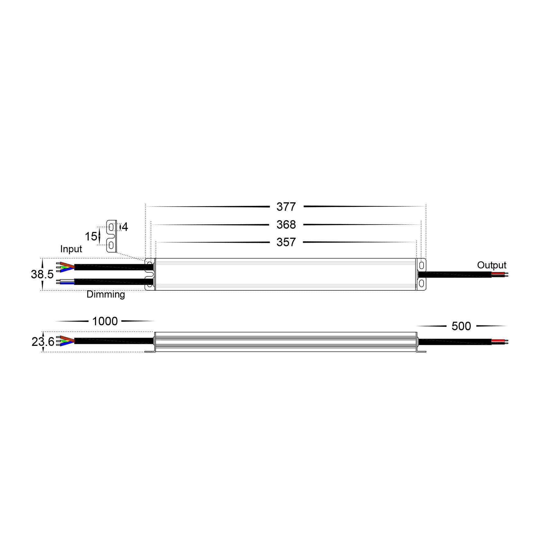 Havit Dali 2 + Push Dim Dimmable LED Drivers 150W 12V/24V IP66 - HV96632-12V150W, HV96632-24V150W