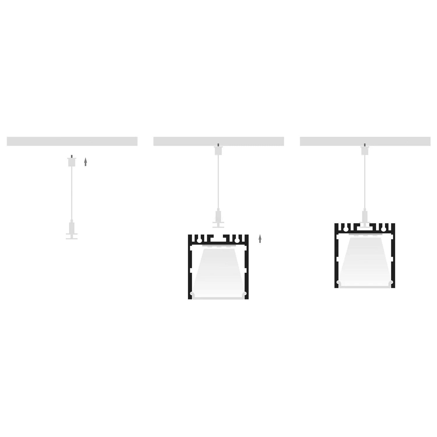 Havit End Caps to suit – Havit Deep Square Aluminium Profile - HV9693-3537