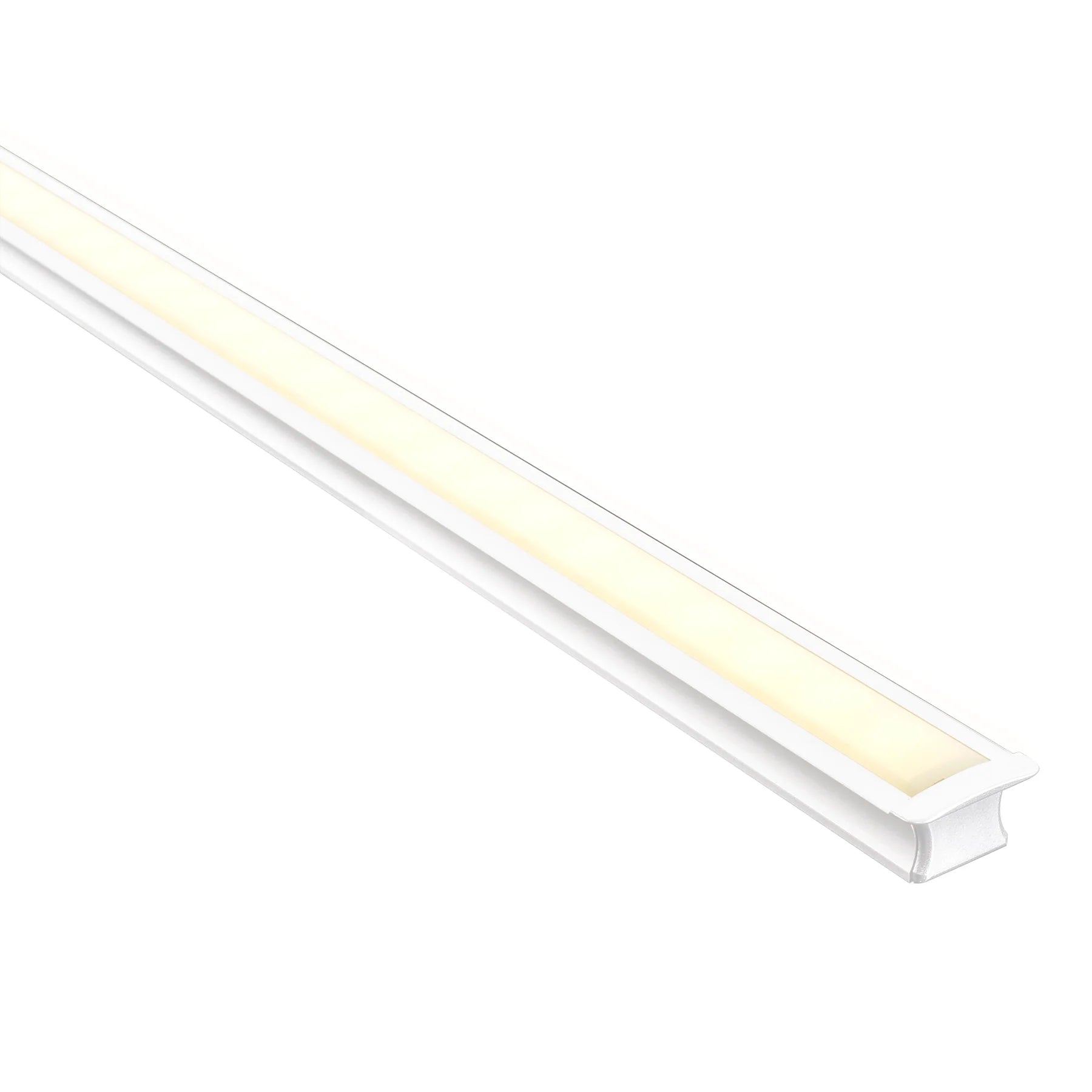 Havit End Caps to suit – Havit Deep White Square Winged Aluminium Profile - HV9695-2515-WHT-EC