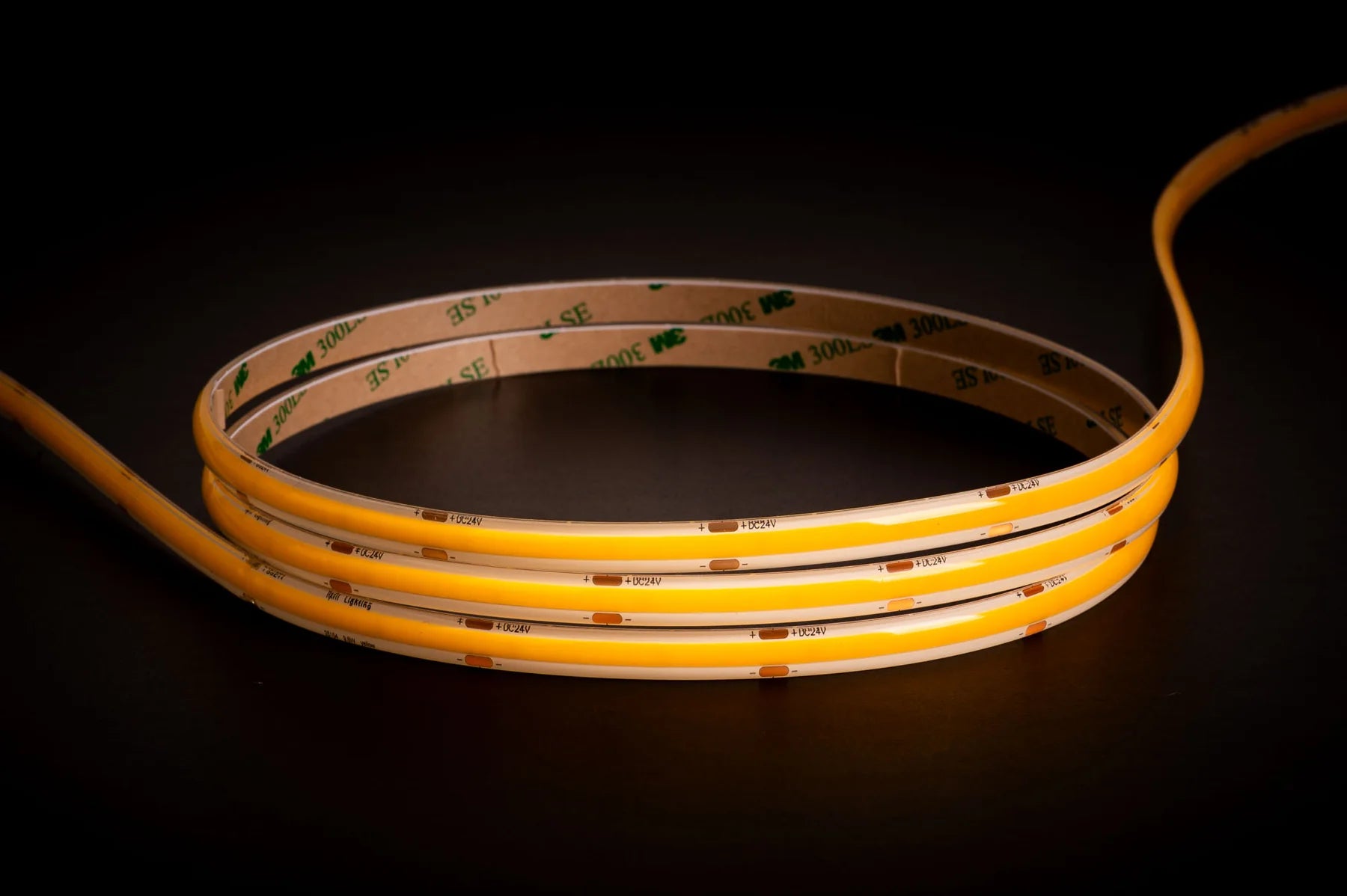 Havit COB Dotless LED Strip Yellow 9.6W 24V IP54- HV9761-IP54-320-Y Sold per metre and 10 metre roll