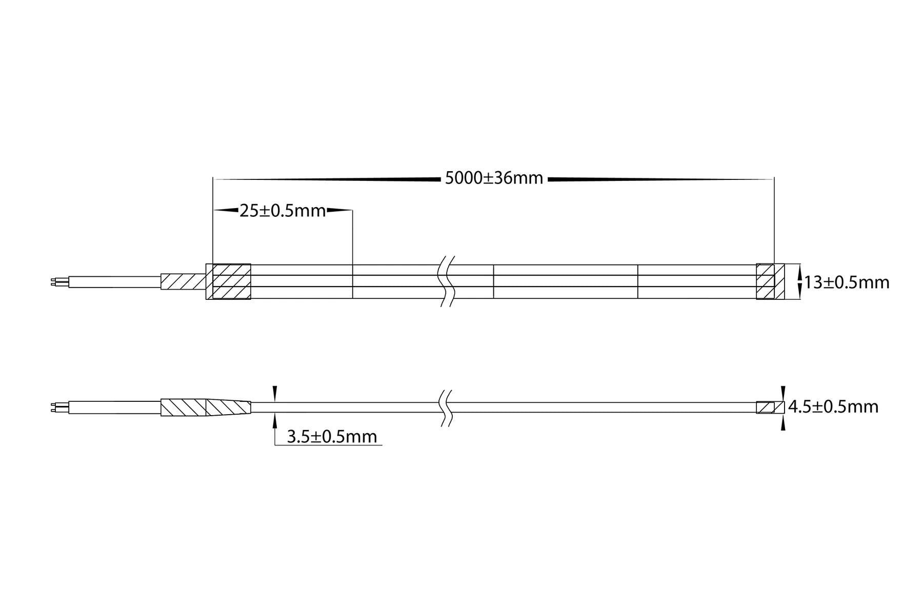 Havit Flexible LED Strip 3000K 9.6W 24V IP67 - HV9768-IP67-280-3K Sold per metre and 20 metre roll - Havit Lighting