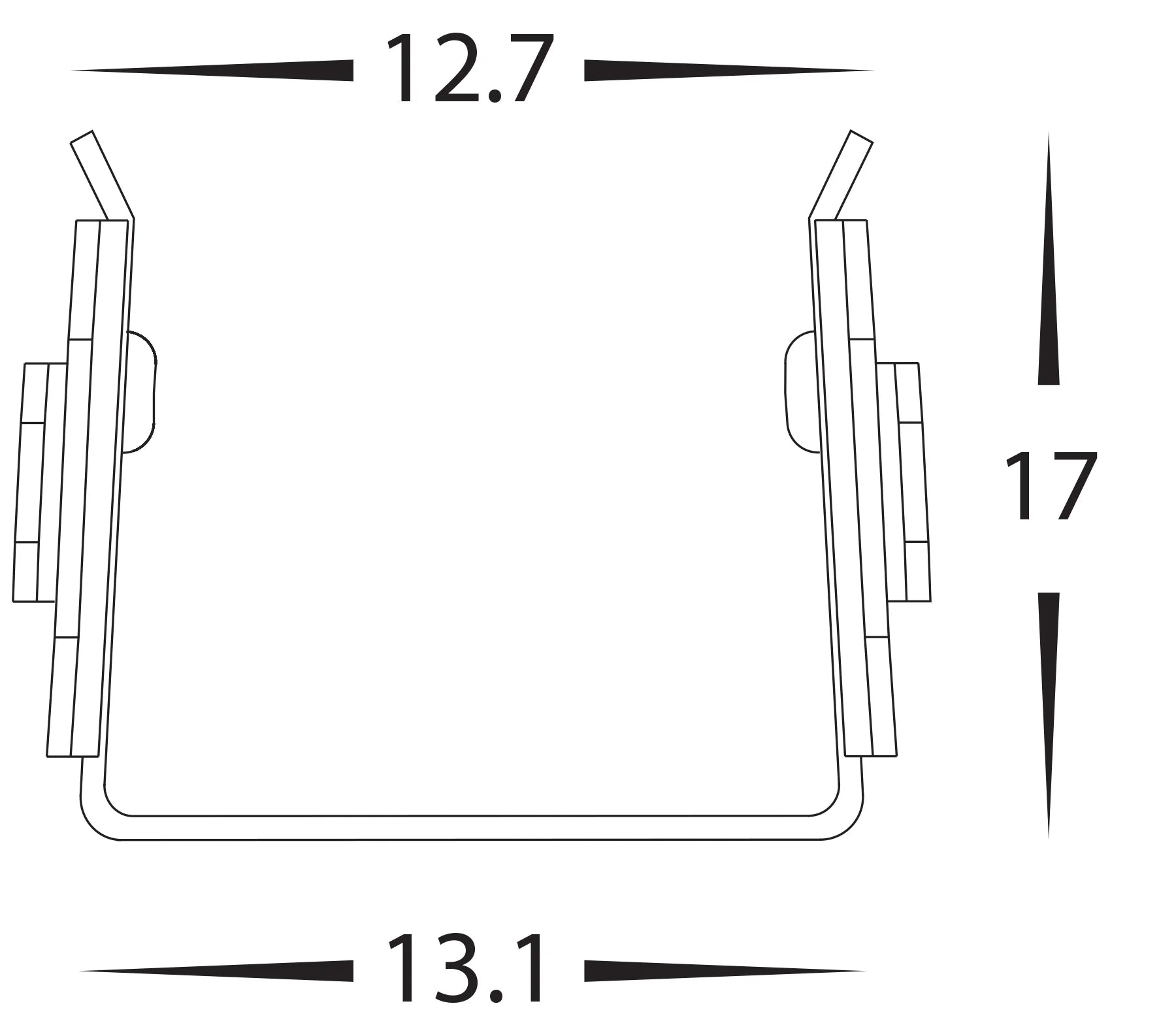 Havit Bendable Channel to suit HV9795 HAVIFLEX LED Strip and Channel - HV9795-ALU-BEND