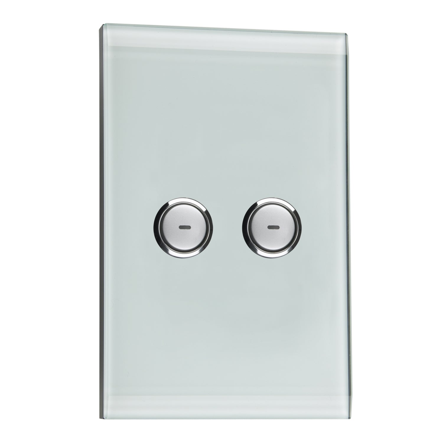 Clipsal Glass Fascia, C-Bus Control and Management System, 2 Gang, Saturn Series, Rectangular- 5082F-GF- Facia to suit wall plate (5082GF) *Facia only. Wall plate not included.