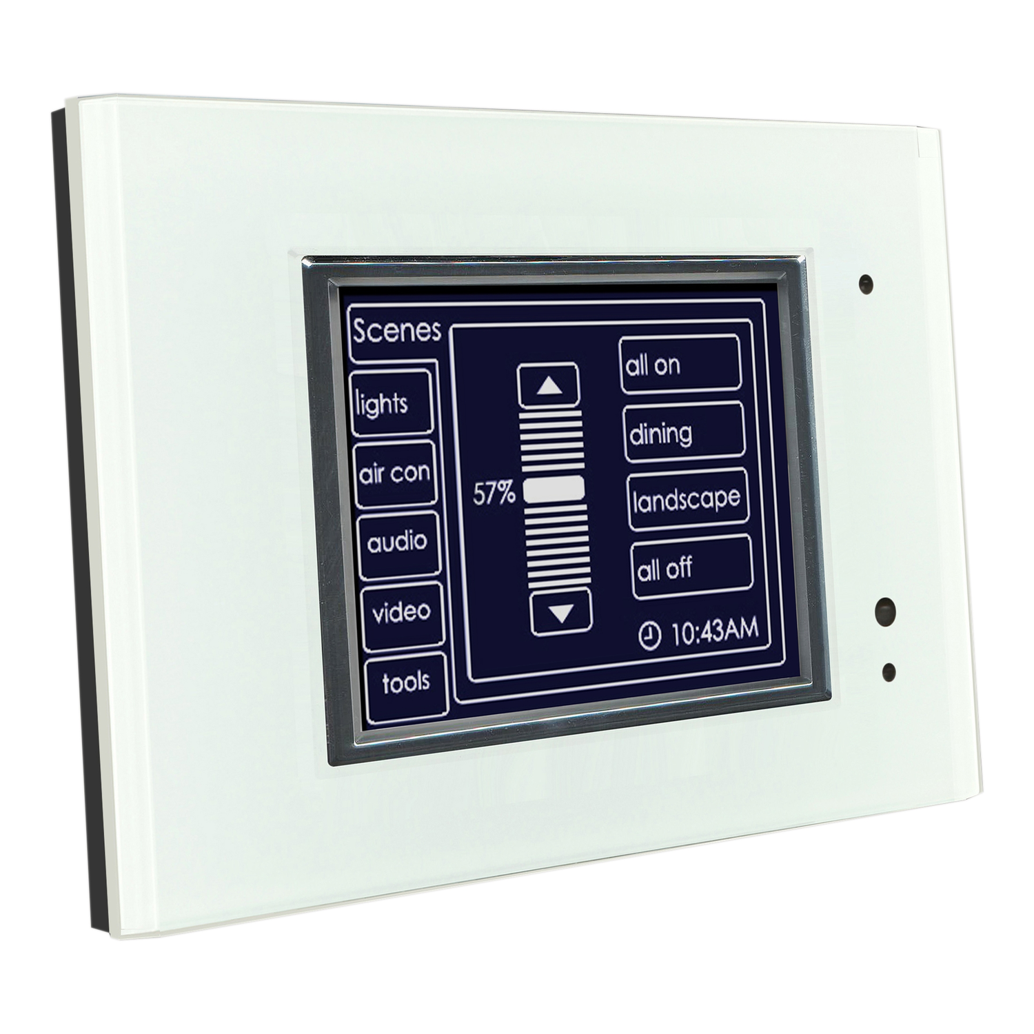 Clipsal Fascia, C-Bus Control and Management System, MK II Touchscreen, Saturn Series- 5080CT2F-GF