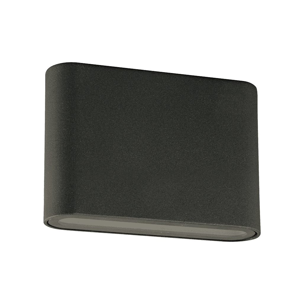 Domus LYNX Small Exterior Down Wall Lights Tri- Black/ White 5W 12V/24V / 240V IP54- LYNX-SML-1WB