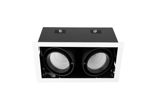 Trend Midiled XMB225 LED Downlights 3000K 4000K White/ Black/ Silver 2x25W 180-265V IP20 - XMB2253, XMB2254