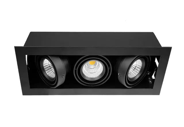 Trend Miniled XMA310 LED Downlights 3000K 4000K White / Black / Silver 3 x 10.5W IP20 - XMA3103, XMA3104 - Trend Lighting