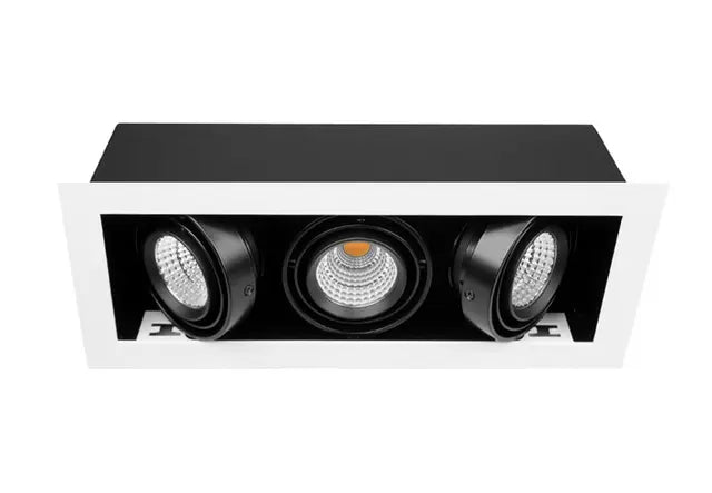 Trend Miniled XMA310 LED Downlights 3000K 4000K White / Black / Silver 3 x 10.5W IP20 - XMA3103, XMA3104 - Trend Lighting