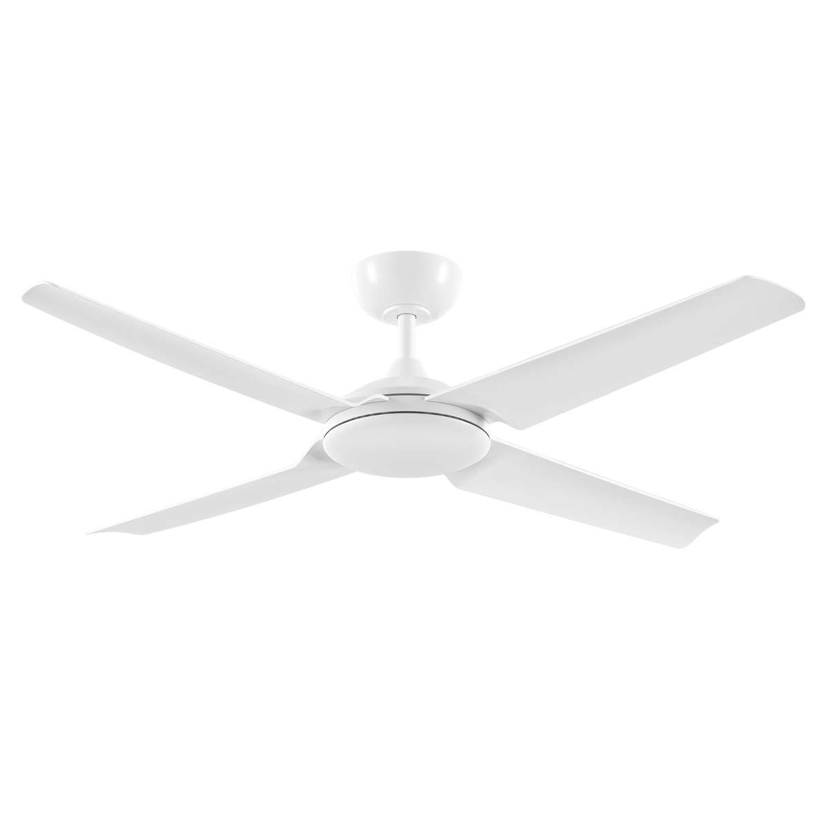 Domus Nevada 56-inch ceiling fan in White, four-blade configuration, product view