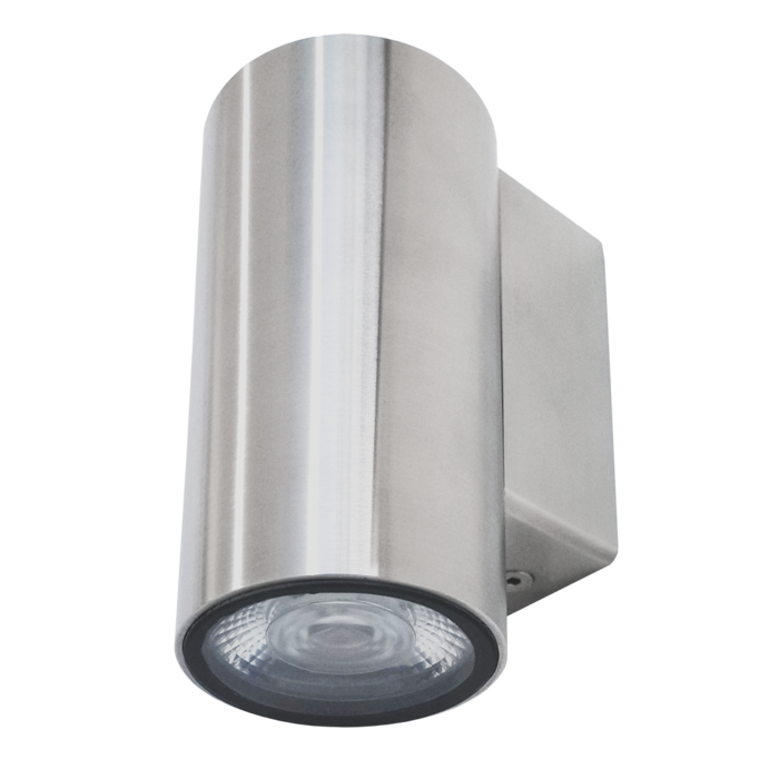 SAL NEW BONDI II Exterior Wall Lights Tri - Black/ White/ Aluminium Stainless Steel 5W 240V IP65 - SL7223TC
