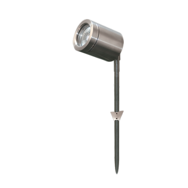SAL Newport Spike SL7261TC Garden Spike Light Tri- Black/ Stainless Steel/ Silver/ Anodised Silver 5W 12V IP54 - SL7261TC