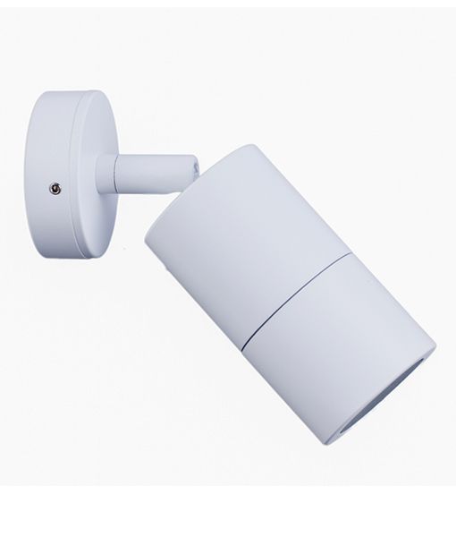 CLA MR16 Pillar Spot Exterior Wall Lights White 12-24V IP65- PM1FWH, PM1AWH, PM2AWH