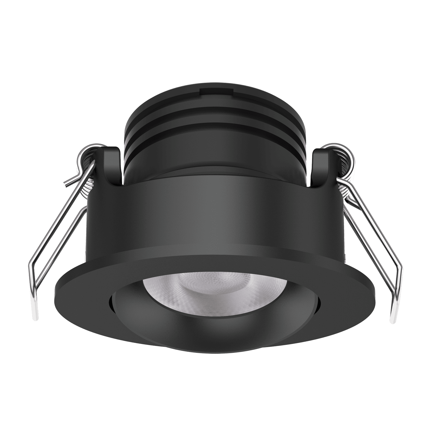 Domus Pico-3 Mini Round Dimmable Tiltable LED Downlight Kit Tri- Black/ White 3W 240V IP40 - 21577, 21663, 21664