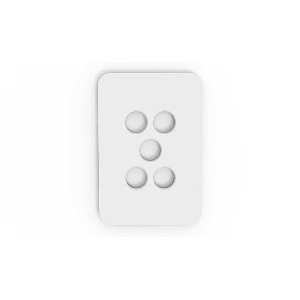 SAL Pixie Ambience Wall & Face Plates SWA Electrical Accessories White / Black / Grey - SWA