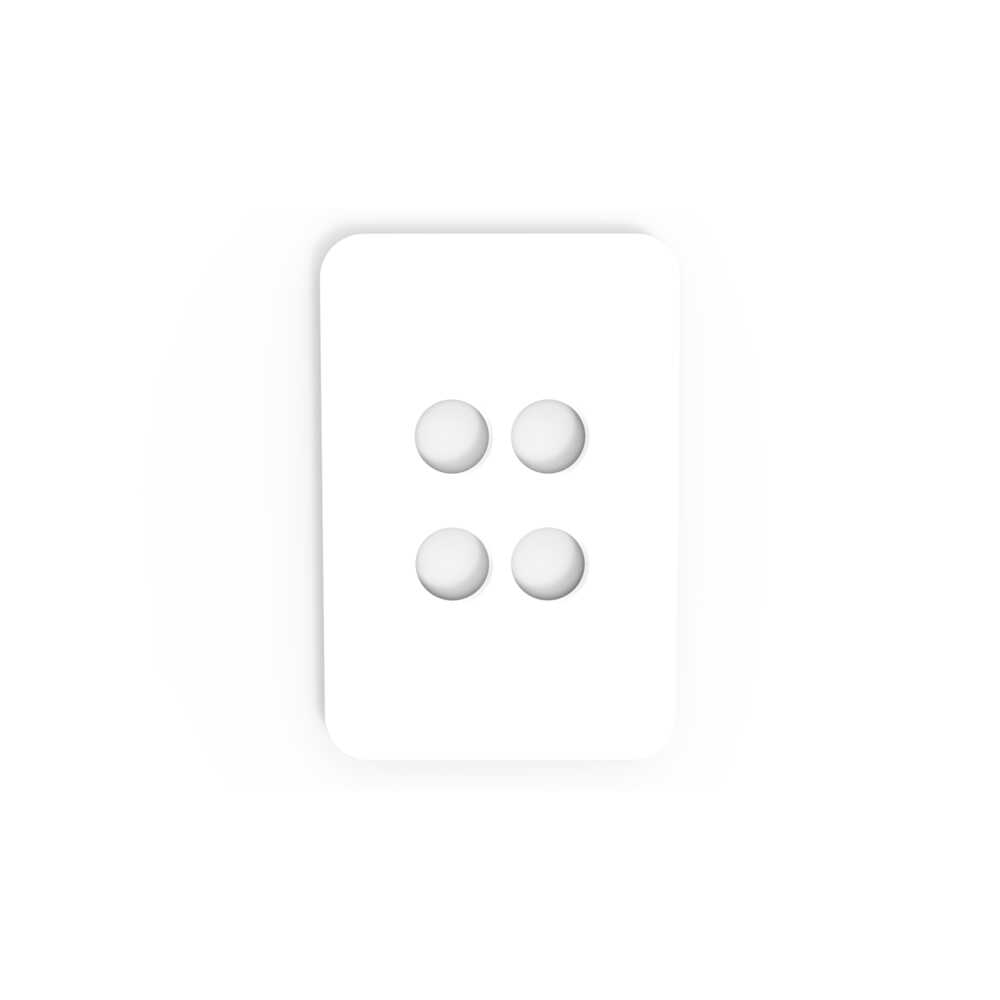 SAL Pixie Ambience Wall & Face Plates SWA Electrical Accessories White / Black / Grey - SWA