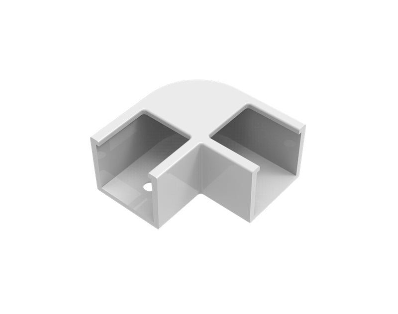 Azoogi 17.1mm x 15.3mm Surface Mounted Profiles- PR006: Aluminium Surfaced Profile