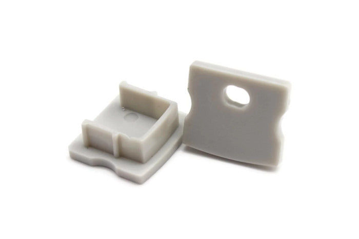 Azoogi 17.1mm x 15.3mm Surface Mounted Profiles- PR006: Aluminium Surfaced Profile