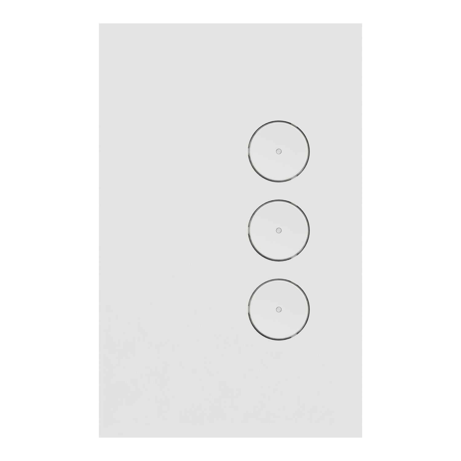 Clipsal C-Bus Saturn Zen wall plate 3 Gang White- R5043FZW– Facia to suit wall plate (R5043ZW) *Facia only. Wall plate not included.