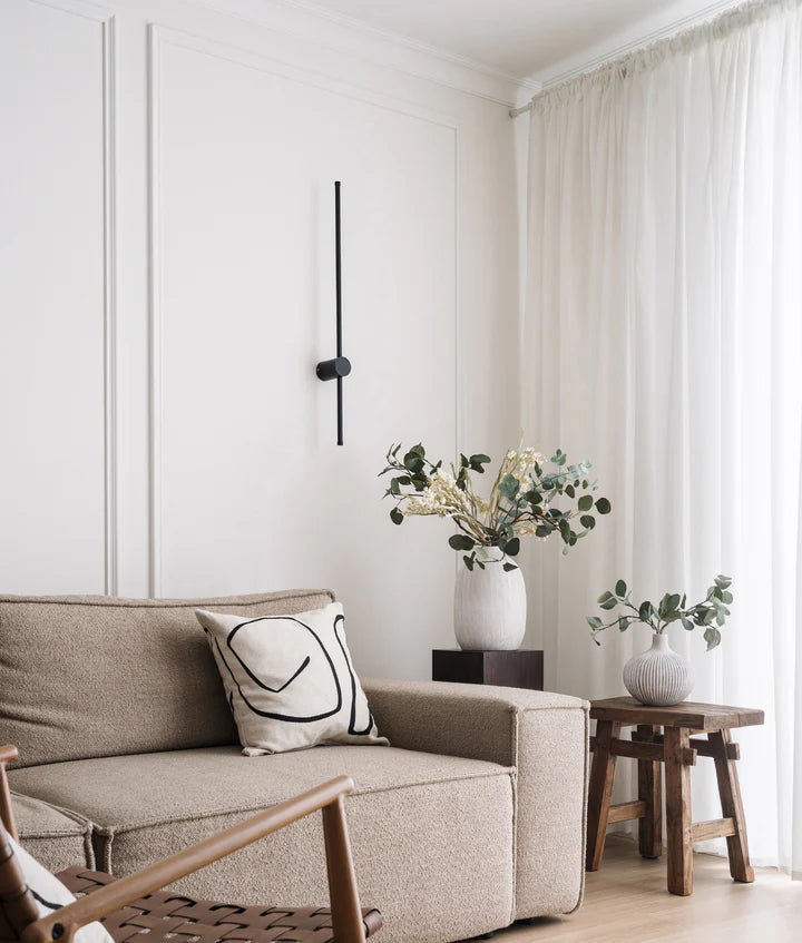 CLA SABER: Interior Linear Wall Lights 3000K 5700K White/ Black 12W 220-240V IP20 - SABER1, SABER2