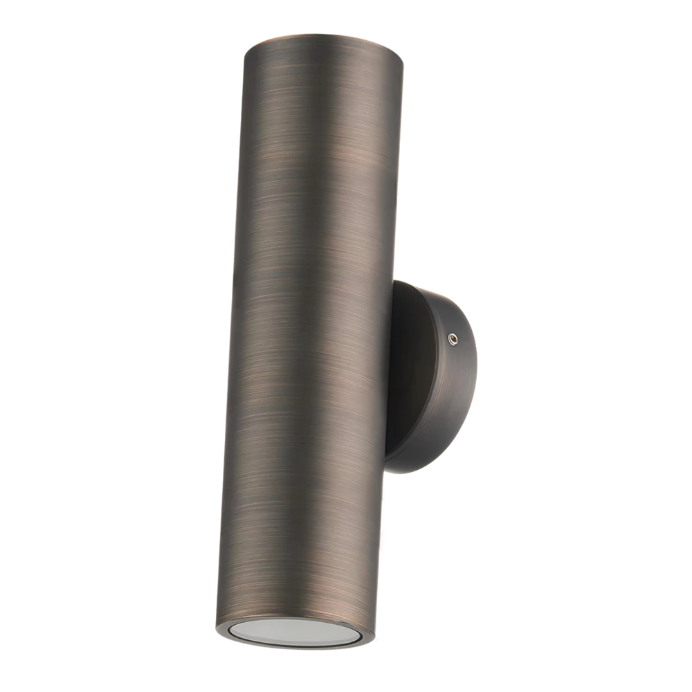 SAL BONDI DZINE T Exterior Wall Lights Tri- Antique Brass 2x4W 240V IP65- SE7122TC/AB