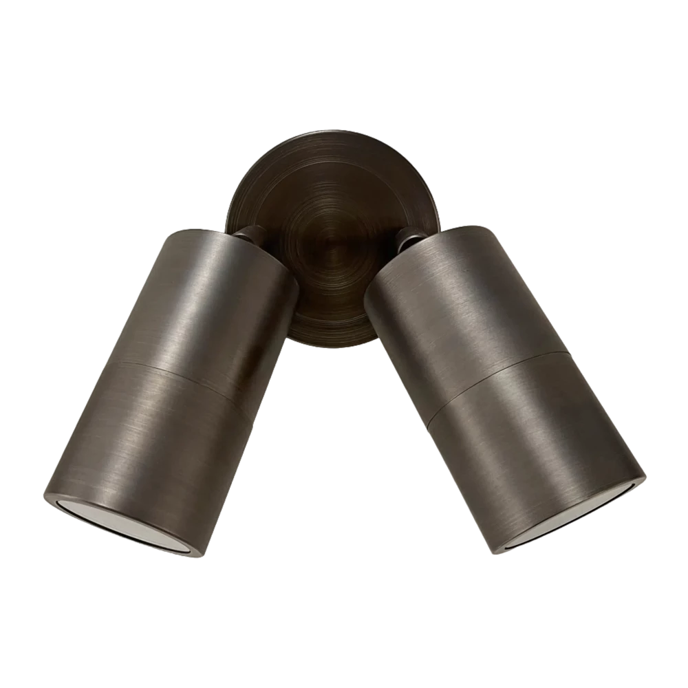 SAL BONDI DZINE TA Exterior Wall Lights Tri- Antique Brass 2x4W 240V IP65- SE7124TC/AB