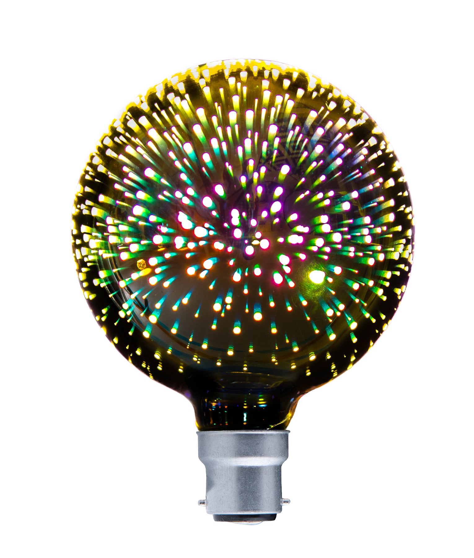 CLA SPECTRA: G125 LED Firework Effect Decorative Lamps and Globes B22/ E27 4W 220-250V IP42 - SPECTRA03, SPECTRA04