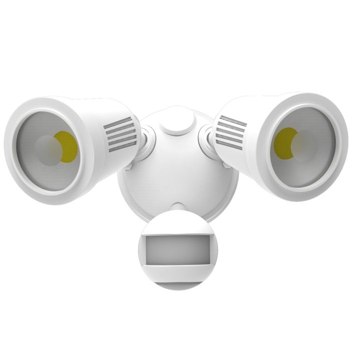 SAL STARGEM IV SES7070/2TC WITH SENSOR LED Flood Lights Tri- Black/ White 24W 240V IP54 - SES7070/2TC/WH, SES7070/2TC/BK