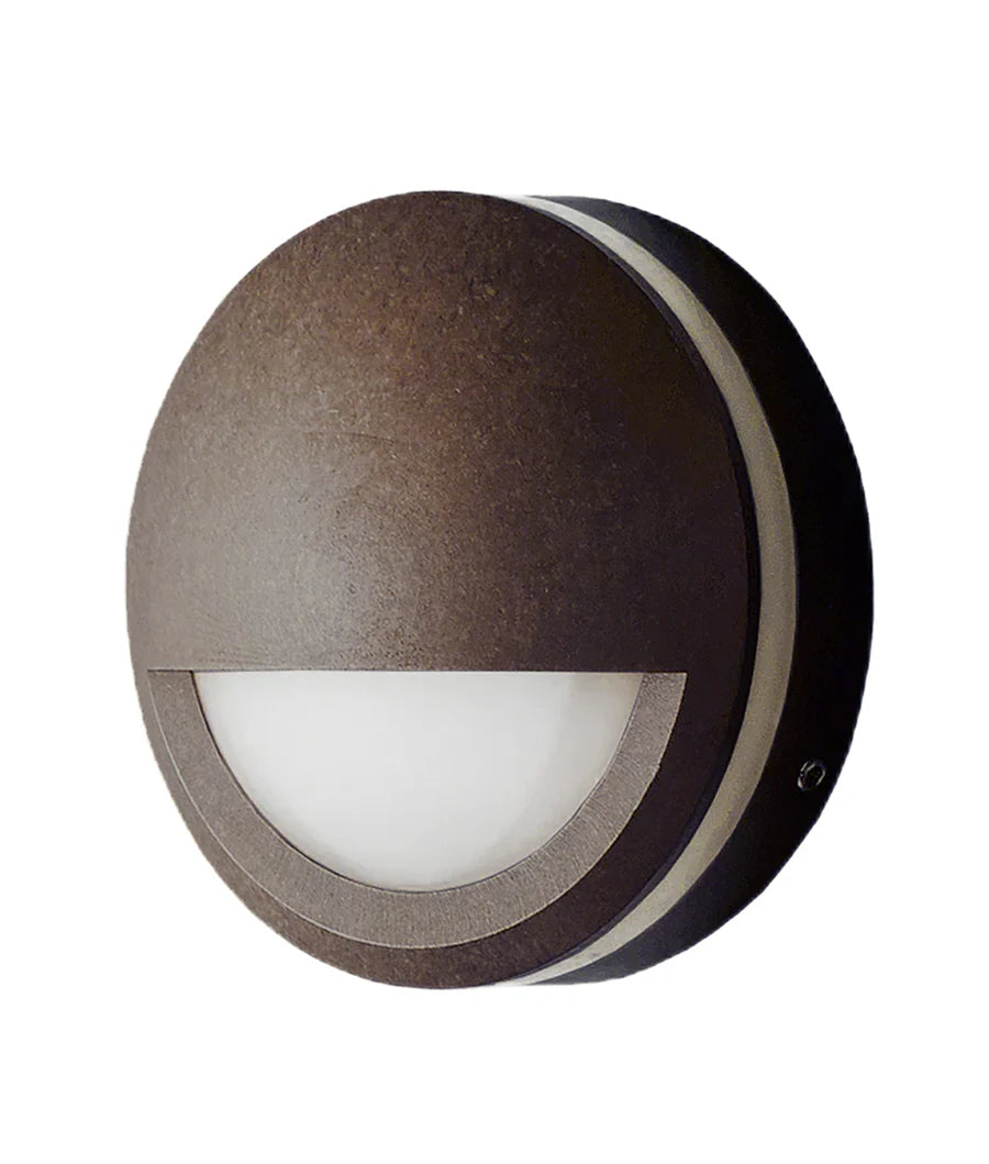 CLA STE: LED Eyelid Garden Step and Up Lights 3000K Aged Brass 6W 12V IP65 - STE26