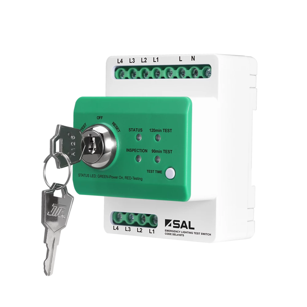 SAL STEWARD Emergency Light Switch Accessories Green 2W 240V- SEL416TS