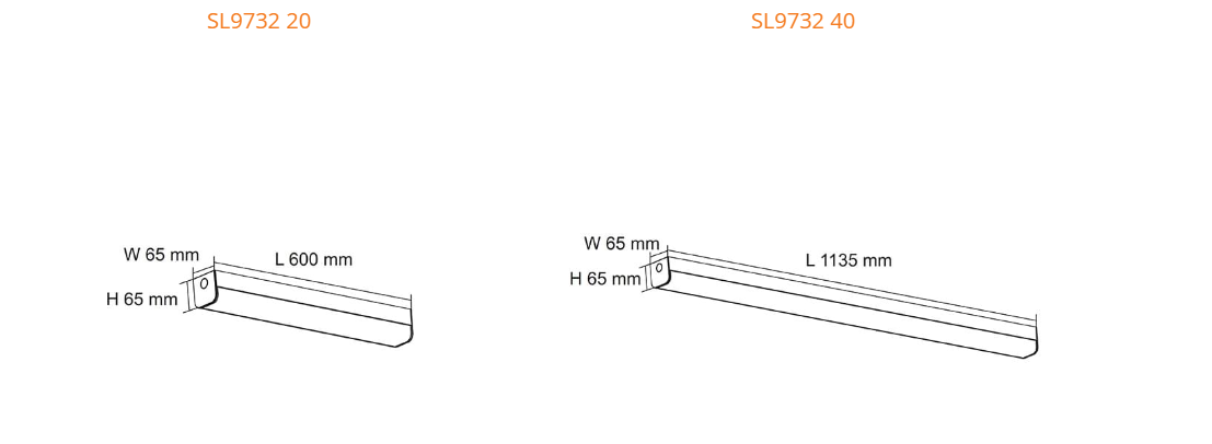 SAL ECOLINE III SL9732TC LED Linear Battens Tri- White 20W/40W 240V IP20 - SL9732/20TC3DIM, SL9732/40TC/DP3S