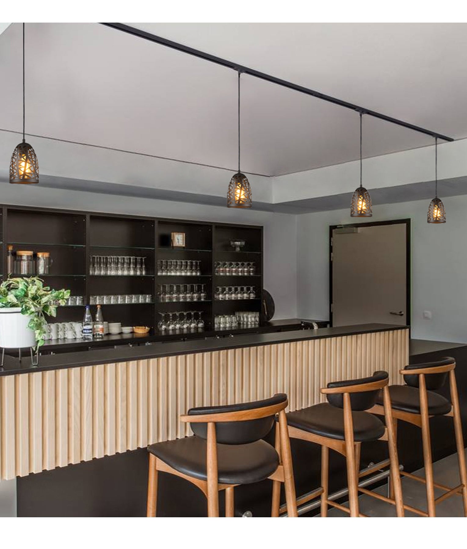 CLA 3 Wire 1 Circuit Universal Pendant Track Light Adaptors Accessories White - TRK1WHADAP1, TRK1WHADAP2 - CLA Lighting