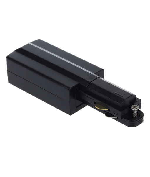 CLA 3 Wire 1 Circuit Universal Tracks, Connectors, End Cap & Live End Accessories Black - TRK1BL- CLA Lighting